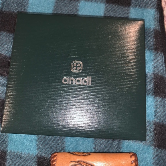 Hand Tooled leather braided Native American wallet with box - Picture 4 of 15